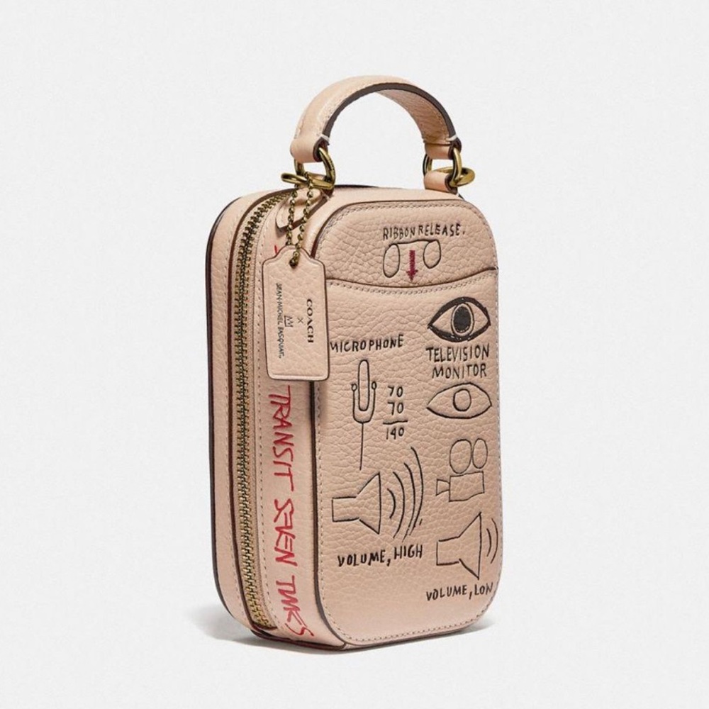 Brand New Coach x Jean-Michel Basquiat Alie Camera Bag